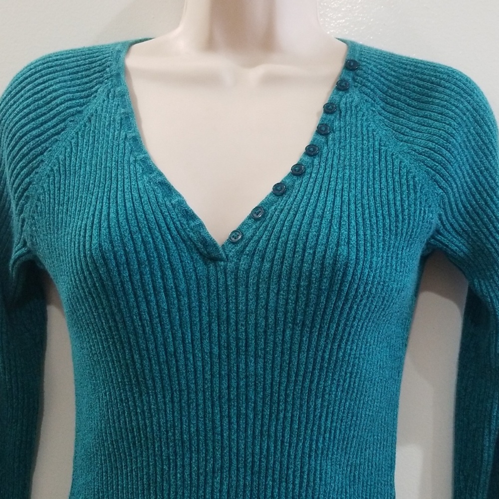 Basic Concept Women's Green Size Medium Sweater - image 2